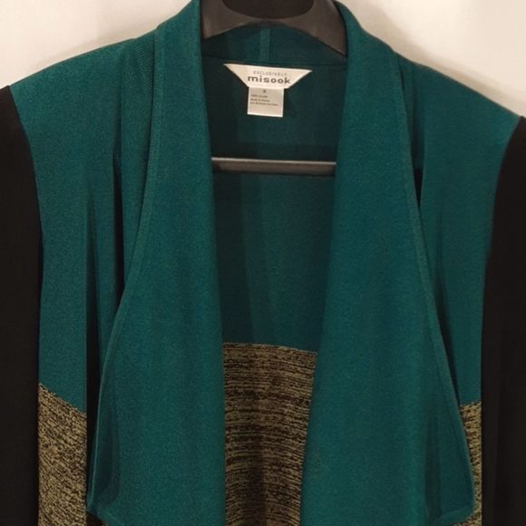 Exclusively Misook size small open front cardigan * - Picture 3 of 13